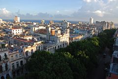 23 Cuba - Havana Centro - Hotel NH Parque Central - view down Prado.jpg